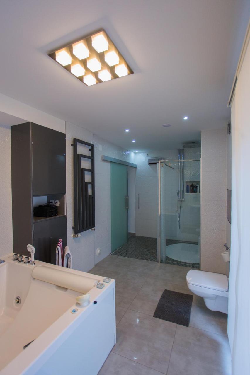 Apartment Plaza ----Wallbox 11Kw 16A ----- Private Spa- Jacuzzi, Infrared Sauna, Luxury Massage Chair, Parking, Entry With Pin 0 - 24H, Free Cancellation 24 Hours Before Check In Slavonski Brod Zewnętrze zdjęcie
